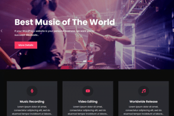 JetBlack Music – Multipurpose WordPress Theme for Free