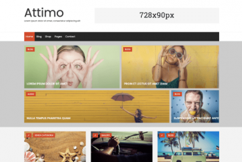 Attimo – A Free Creative Minimal WordPress Theme