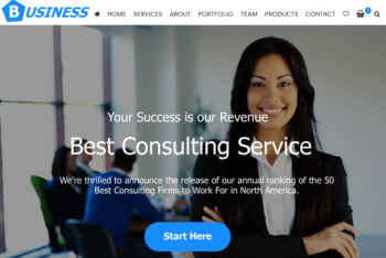 Business Consulting – Free Business Website WordPress Theme