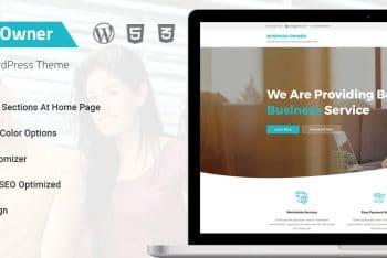 Business Owner – Free Business Website WordPress Theme