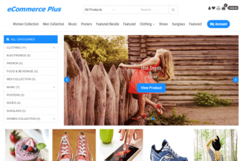 eCommerce Plus – Fully Responsive Ecommerce Website WordPress Theme
