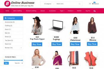 Retail Shop – Free Ecommerce Website WordPress Theme