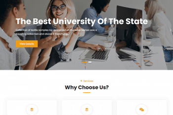 JetBlack Education – Free Education Website WordPress Theme