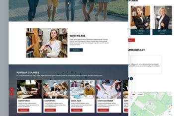Natone – Education Website HTML Template for Free