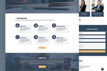 Octort – Free Law Firm HTML Template