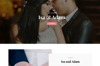 Signify Wedding – A Free Wedding Website WordPress Theme