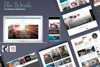 The Words – WordPress Blog Theme for Free