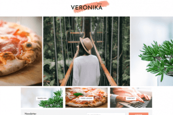 Veronika – Simple Blog WordPress Theme for Free