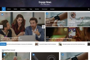 Eagle Mag – News Website WordPress Theme for Free