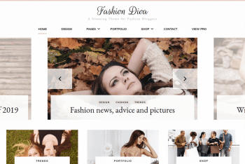 Fashion Diva – Free Fashion Blog WordPress Theme