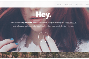Big Picture – Fully Responsive HTML Template