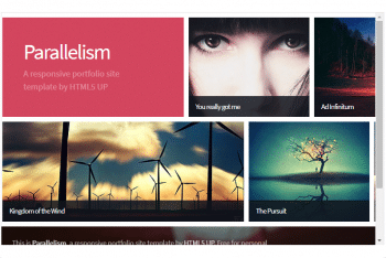 Parallelism – Fully Responsive HTML Template (Free Download)