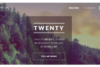 Twenty- Free HTML Template