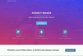 Agency Maker – Free WordPress Theme