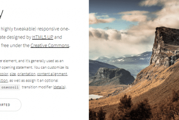 Story – Free Responsive One-page HTML Template